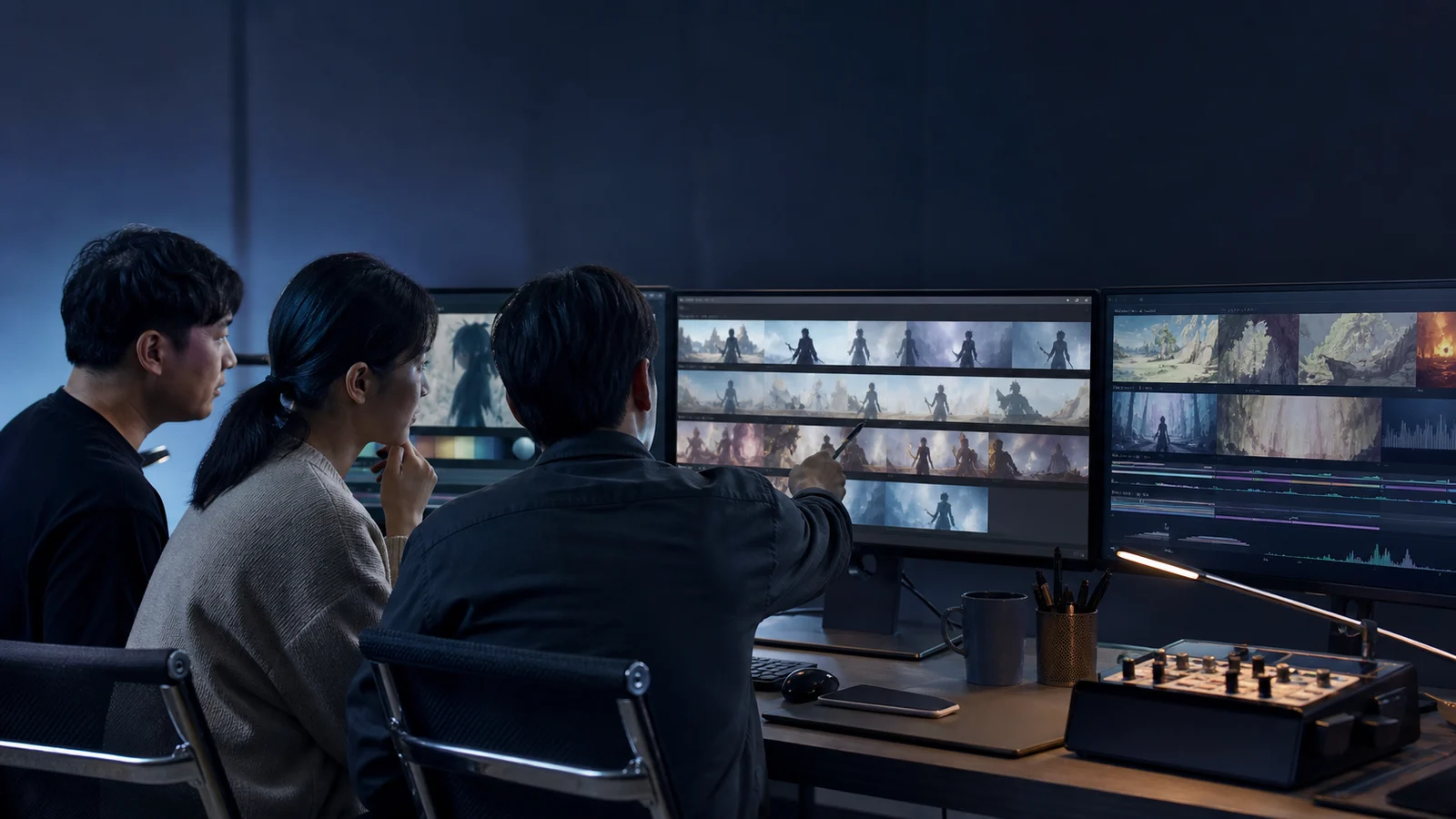 Original editorial dossier visual for Luma AI, its products and short-drama workflow