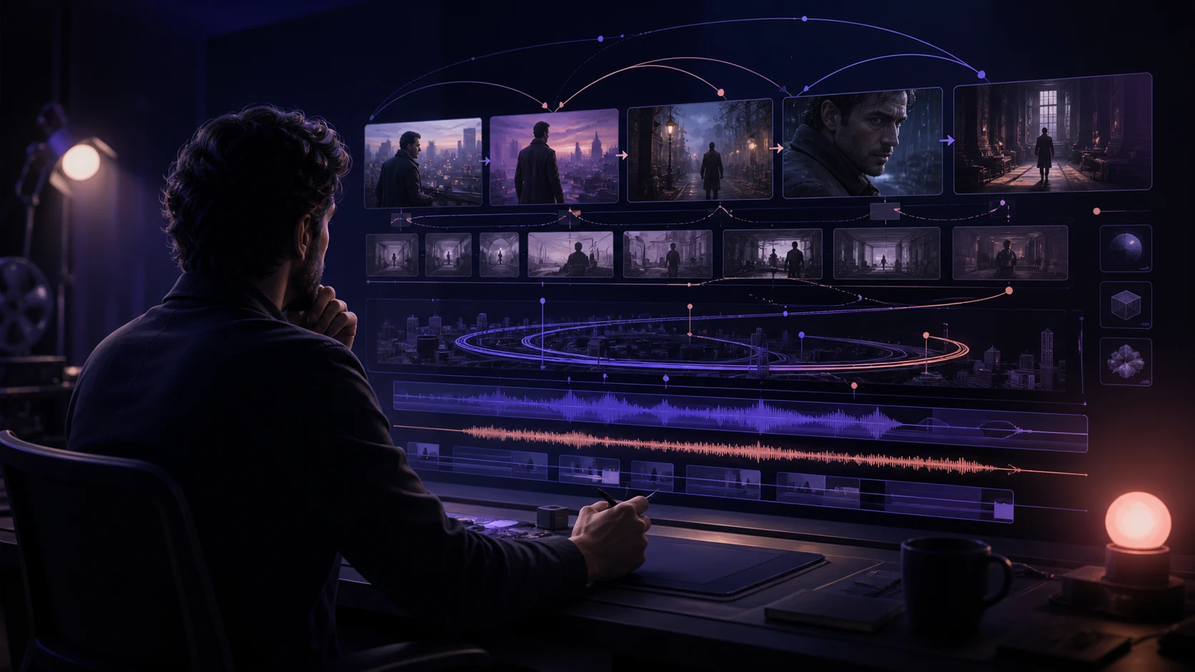 Original CoolShow AniVerse editorial visual for Veo 3.1 expands reference-image, shot-editing and audio workflows in Flow