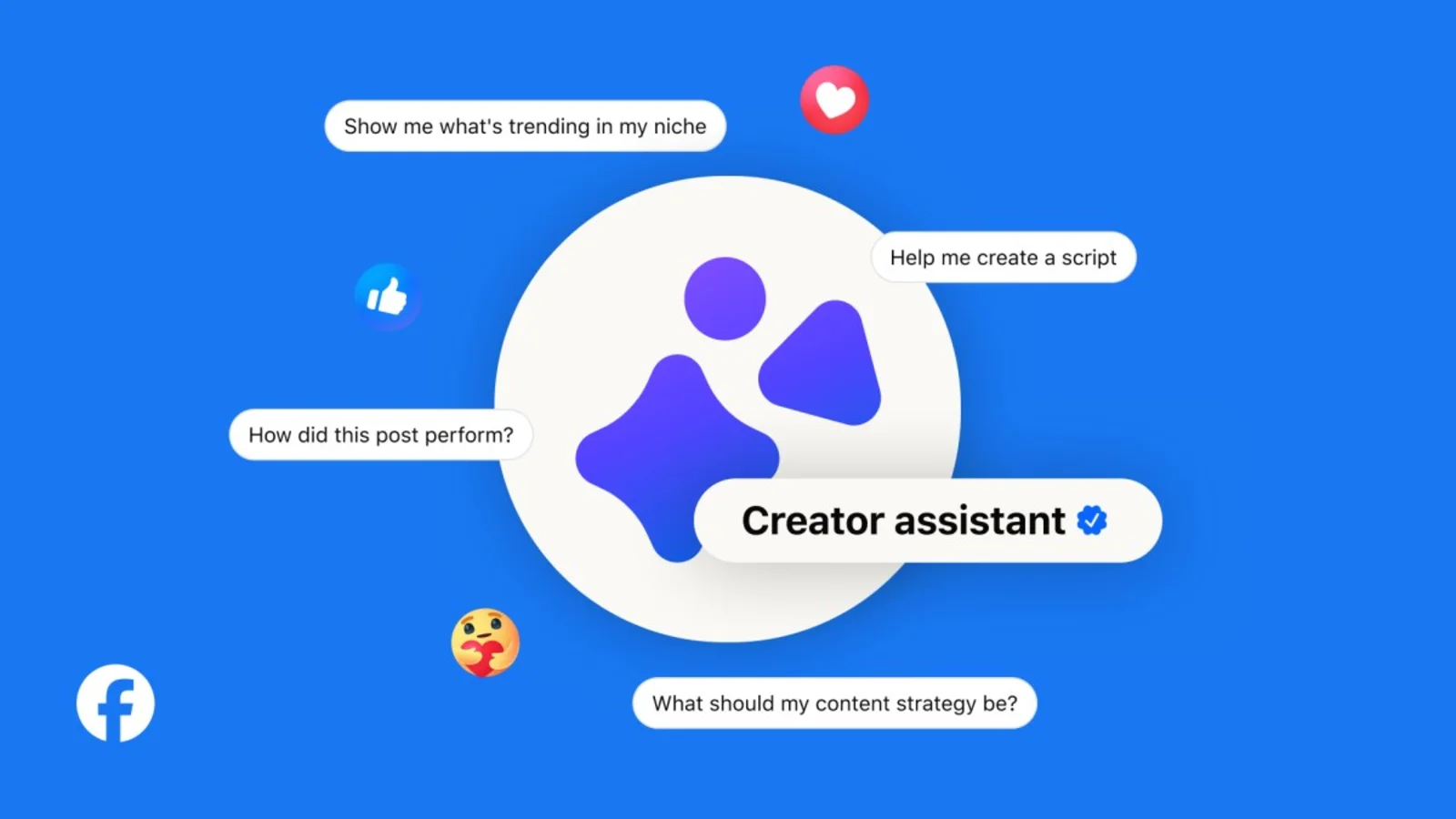 Official Meta news image for Creator Assistant and multilingual translation